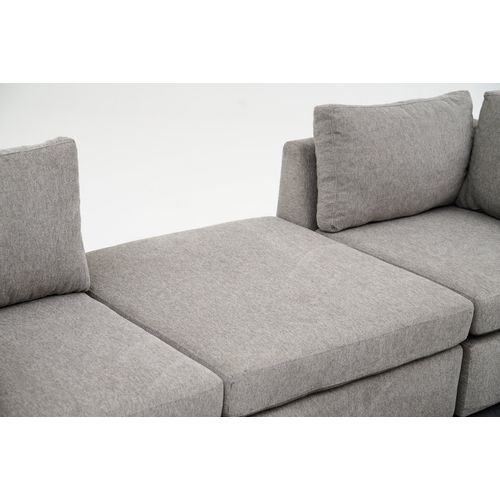 Mottona Mini Ugaona Sofa - Svetlo Siva slika 8