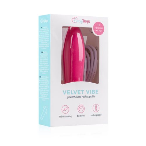 Mini vibrator Velvet, ružičasti slika 7