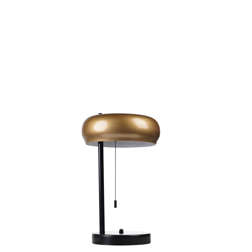 Opviq Stolna lampa 552, zlatna, crna slika 4