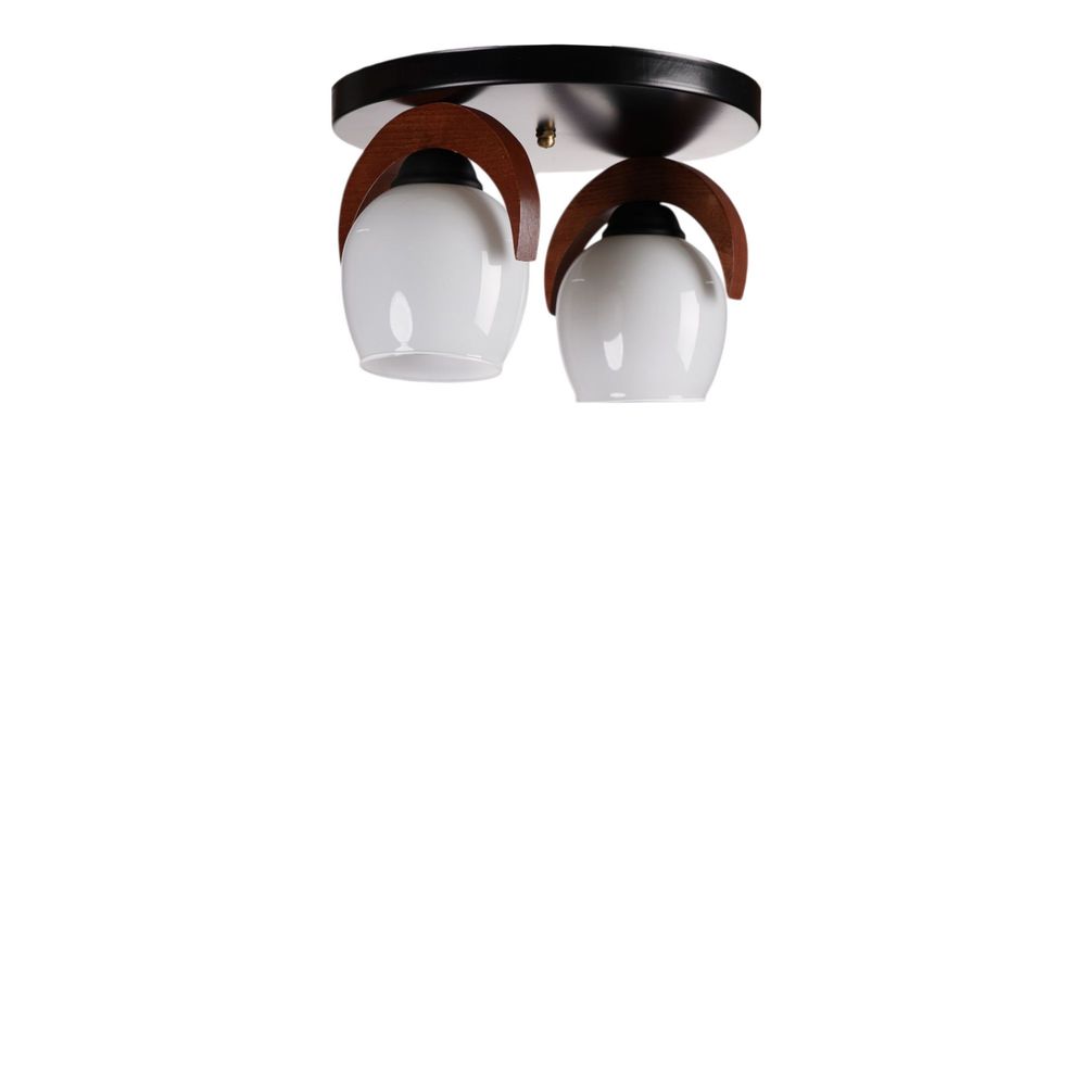 Opviq Luster 099, Bijela, Orah, Crna slika 2