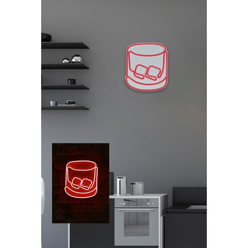 Wallity Ukrasna plastična LED rasvjeta, Whiskey Old Fashioned - Red slika 3