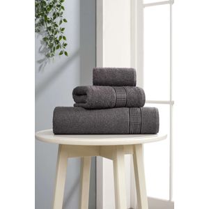 Set peškira (3 komada) Ezgi, boja: antracit