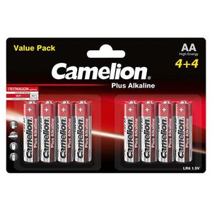 Baterija alkalna Camelion 1.5V AA 8 kom