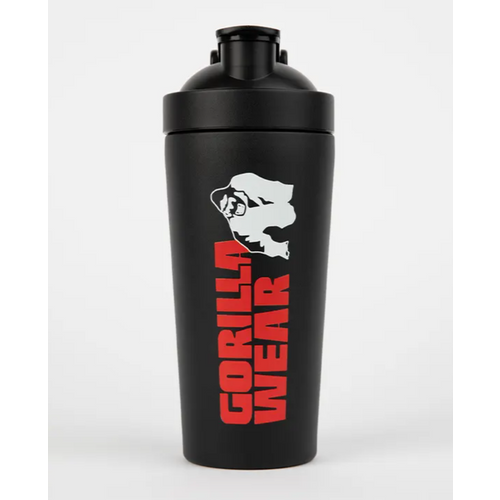 Gorilla Wear Metalni šejker 740ml - Black slika 1