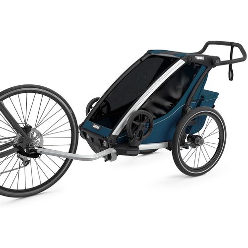 Thule Chariot Cross plava sportska dječja kolica i prikolica za bicikl za jedno dijete (4u1) slika 2