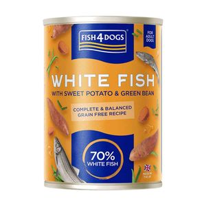 Fish4Dogs White Fish with Sweet Potato – potpuna mokra hrana s bijelom ribom i batatom