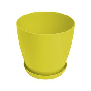 Gardino Saksija LUX 22cm sa podmetačem žuta