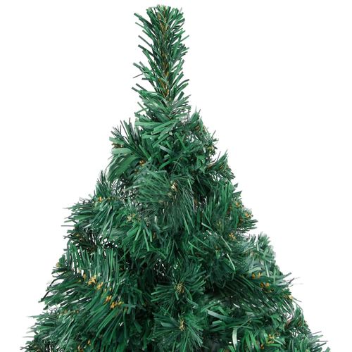 Umjetno božićno drvce s gustim granama zeleno 240 cm PVC slika 10