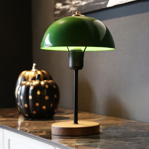 Opviq Stolna lampa GREEN, MDF- metal, visina 38 cm,  23  x 11 cm, E27 60 W, AYD-2796 slika 3