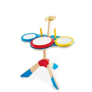 Hape Drveni bubnjevi Drum and Cymbal Set E0613A 