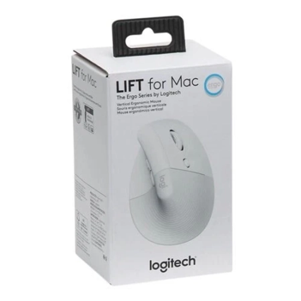 Logitech Miš Lift for Mac Wireless, White slika 4
