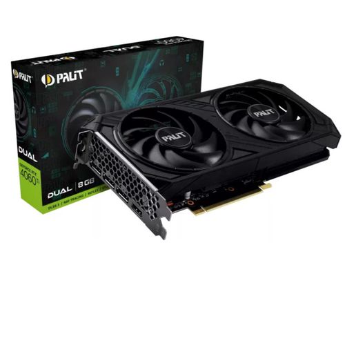 SVGA Palit Geforce RTX4060Ti Dual 8GB GDDR6 128bit, NE6406T019P1-1060D slika 1