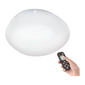 Eglo Sileras-a plafonjera led, 36w, prečnik 600, sa daljinskim dimabilna, bela/kristal  