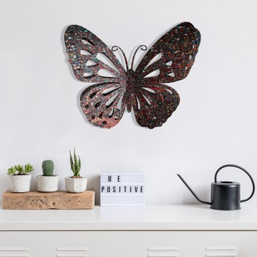 Wallity Metalna zidna dekoracija Butterfly Multicolor slika 4