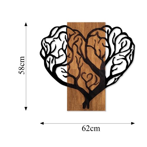 Wallity Drvena zidna dekoracija, Brain Tree slika 6