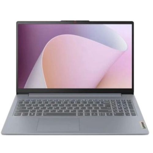 Lenovo 83ER005NYA IdeaPad Slim 3 15IAH8 (Arctic Grey) 8-Core i5-12450H 2.0-4.4GHz/12MB 16GB DDR5 512GB-SSD-NVMe 15.6" FHD (1920x1080) AG 720p UHD-Graphics WiFi-AC HDMI SD-Rdr BT5.1 TPM USB-C/DP NumPad 47Wh 1.62kg DOS slika 1