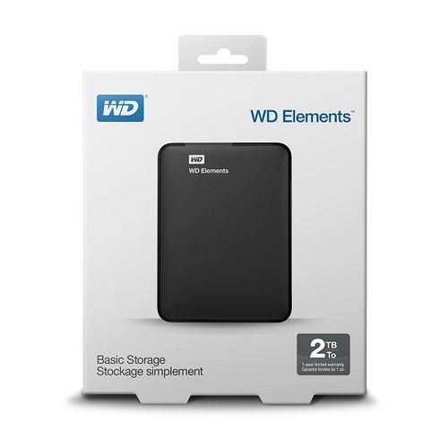 WD Elements 2TB Prijenosni Disk 2,5", USB 3.0 slika 1