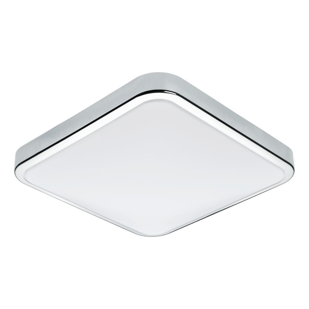 Eglo Manilva 1 Plafonjera sa LED Osvjetljenjem, 16W, 1500lm, Krom/Bijela slika 1