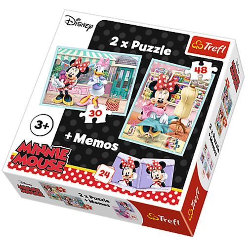 Trefl - Puzzle  Minnie 2 kom + Memory  slika 2