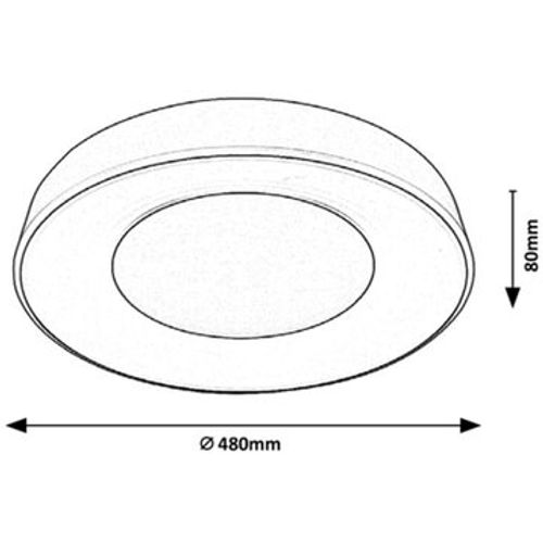 Rabalux Ceilo plafonjera.LED 38W slika 5