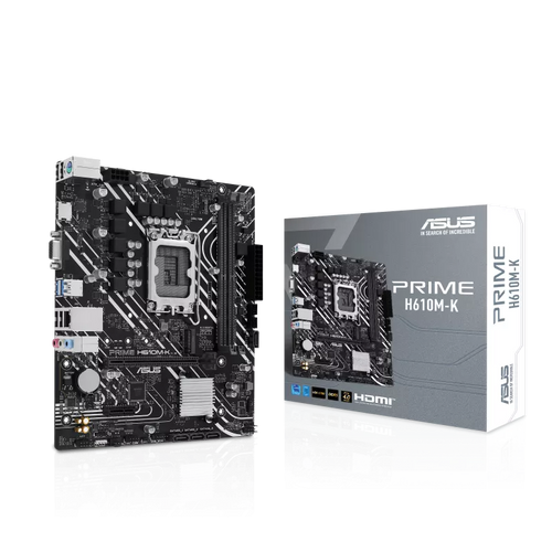 ASUS PRIME H610M-K Matična Ploča, DDR5, SATA3, HDMI, USB3.2Gen1, LGA1700 mATX slika 1