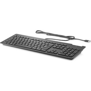 HP Z9H48AA HP USB Business Slim CCID SmartCard Keyboard US