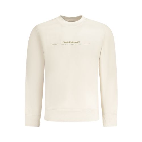 CALVIN KLEIN SWEATSHIRT WITHOUT ZIP MEN BEIGE slika 1