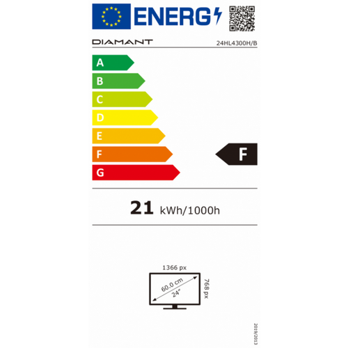 DIAMANT LED TV HD 24HL4300H/B + zidni nosač slika 8