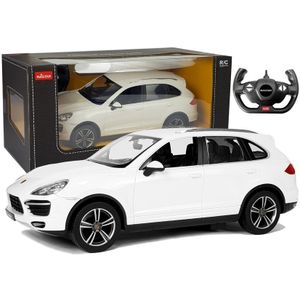 Auto na daljinsko upravljanje Porsche Cayenne Turbo Rastar 1:14 - bijeli