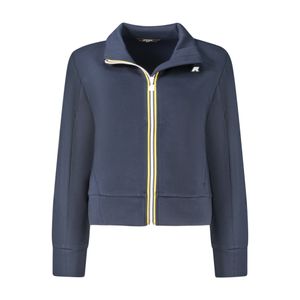 K-WAY SWEATSHIRT WITH ZIP WOMEN BLUE