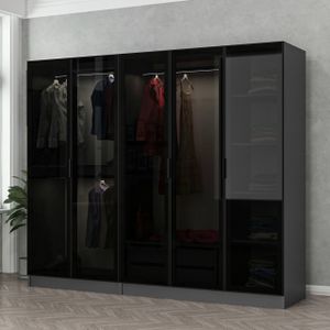 Kale - 6652 Anthracite Crna Garderober