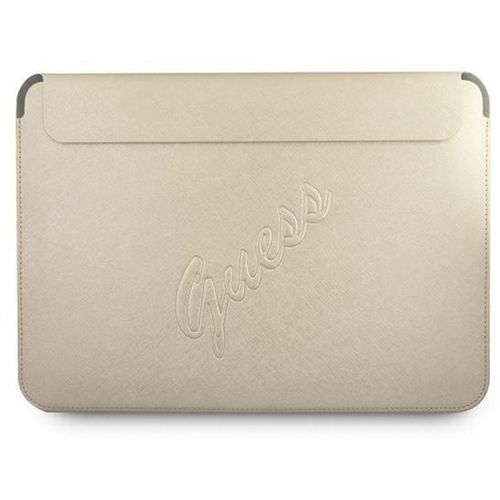 GUESS navlaka za laptop od 13" Gold Saffiano Script slika 1