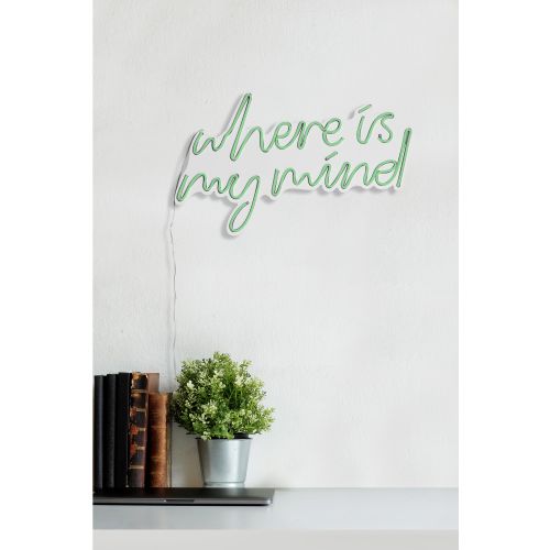 Wallity Ukrasna plastična LED rasvjeta, Where Is My Mind - Green slika 4