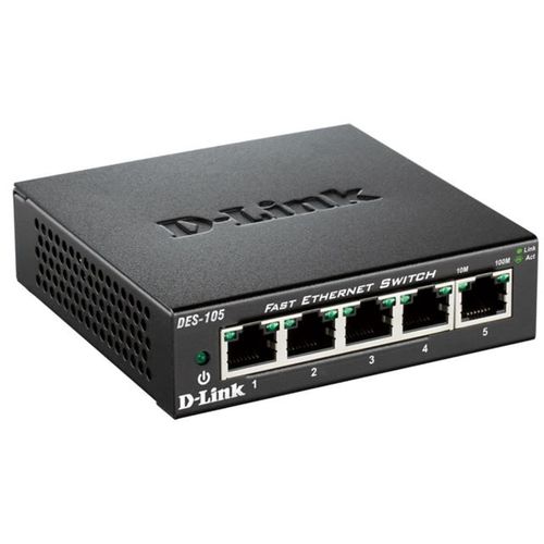 D-Link DES-105/E Neupravljivi Gigabitni Preklopnik slika 1