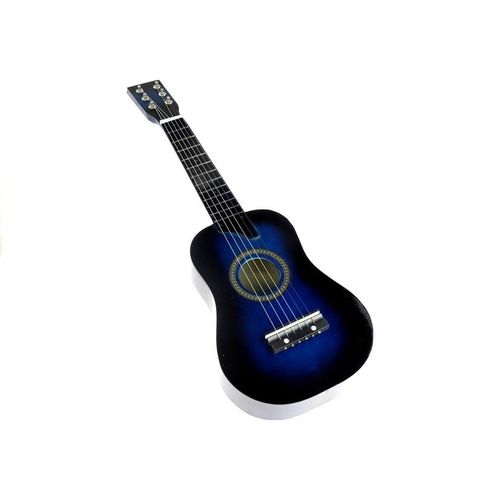 Klasična drvena gitara za djecu 60 cm - plava slika 2