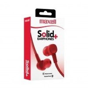 MAXELL Slušalice SIN-8 Solid flat fuji crvena