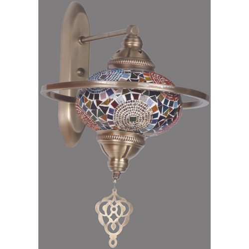 Yeni Macellan Aplik Mozaik Camlı - 7788-4A Multicolor Wall Lamp slika 2