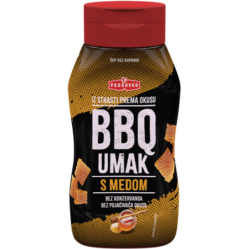 Podravka BBQ umak med 345 g slika 1