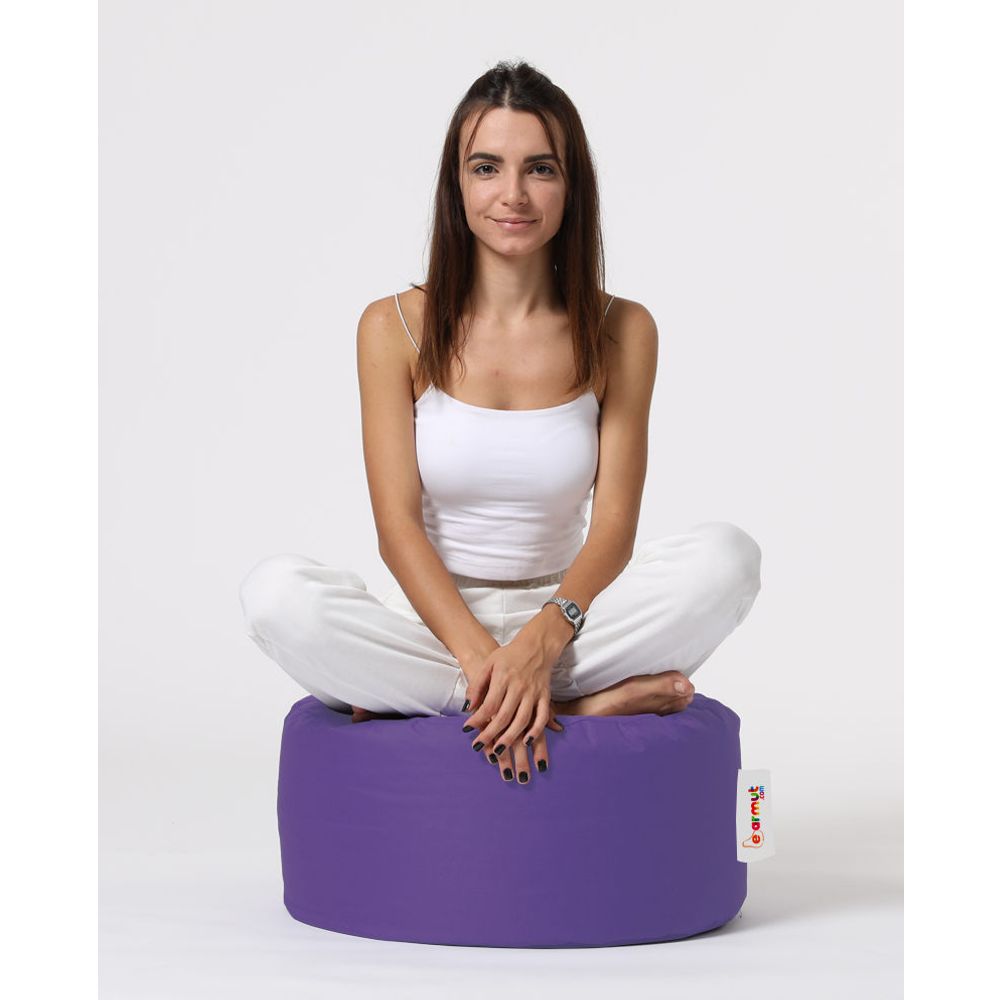 Okružni Pouf - Ljubičasti Vrt Pouffe slika 5