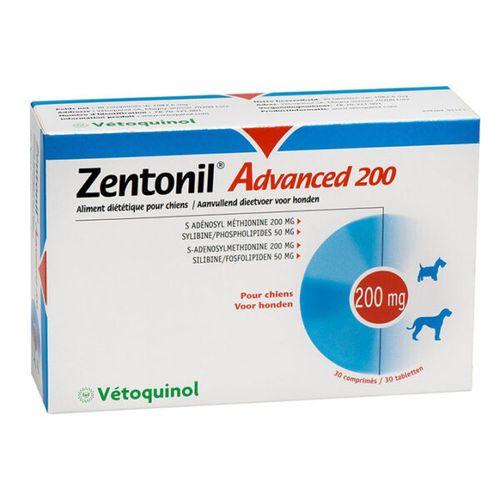 Zentonil Advanced potpora u funkcionisanju jetre kod pasa 100 mg slika 1