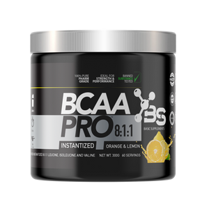 BCAA PRO 8:1:1 / 300GR BASIC SUPPLEMENTS -  Orange & Lemon