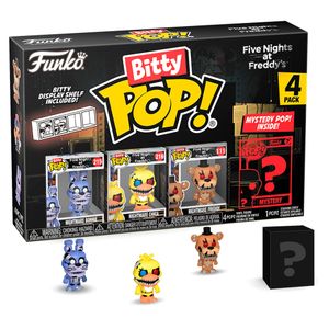 Blister 4 figures Bitty POP Five Nights at Freddys Nightmare Bonnie