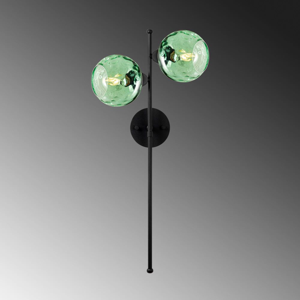 Zidna Lampa Benek - 15 - 14415, boje: Mint, Crna slika 6