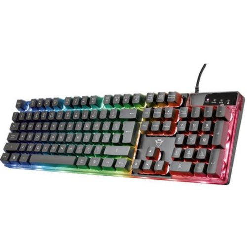 Tastatura TRUST GXT 835 AZOR žična RGB gaming crna slika 1