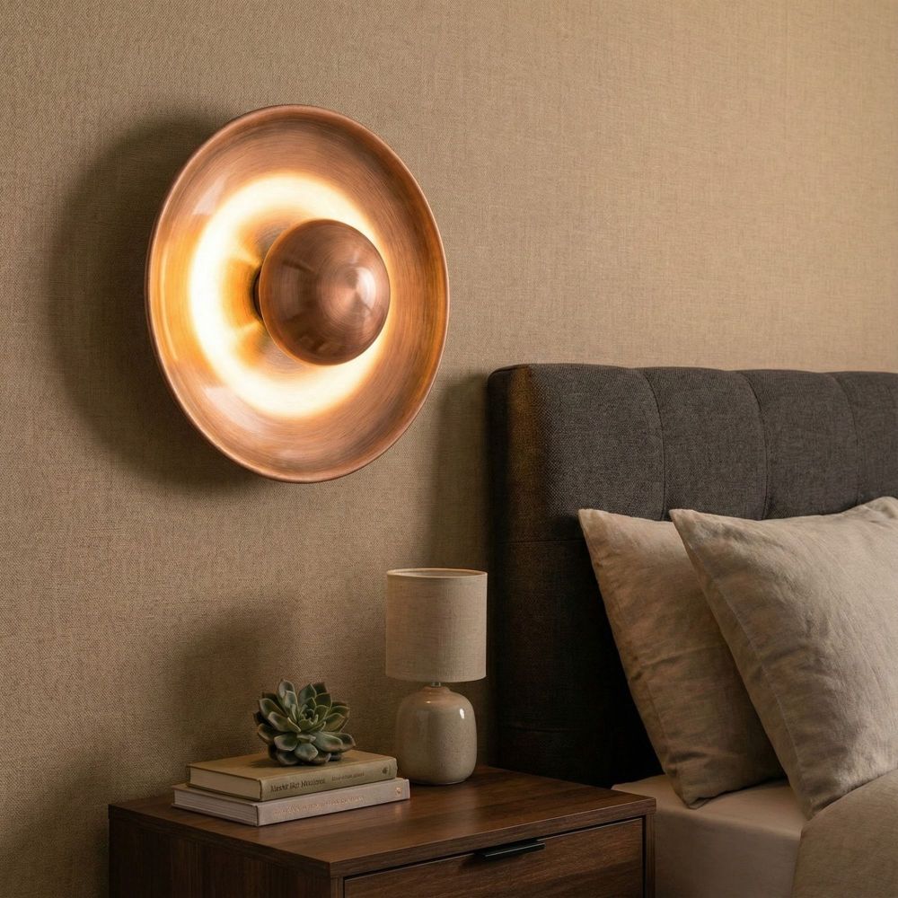 Zidna Lampa Node - 16150 - B, boje: Bakra slika 1