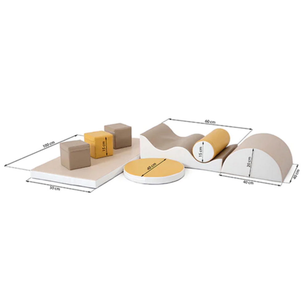 IGLU Soft Play Set PATHFINDER - Sivo/Bijeli slika 4