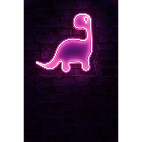 Wallity Ukrasna plastična LED rasvjeta, Dino the Dinosaur - Pink slika 2