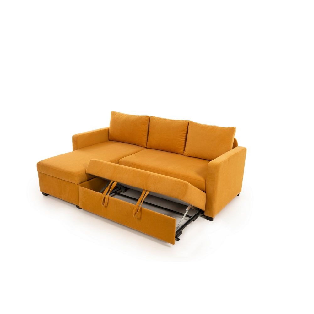 Krevetna ugaona sofa Flavia – bež slika 16