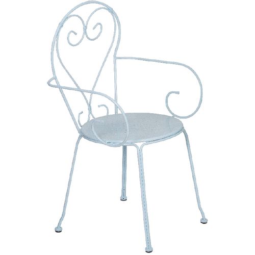 Metalna stolica – bela Moka slika 1