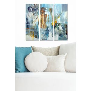 Dekorativna MDF Slika u Više Boja (Set od 3 Komada) - MDF1243292425